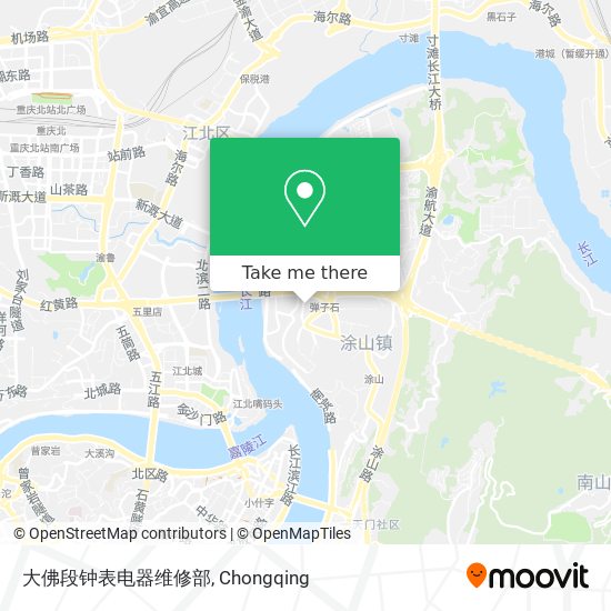 大佛段钟表电器维修部 map