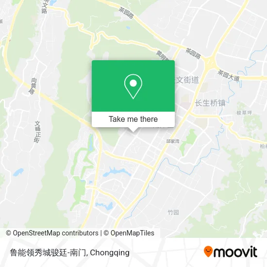 鲁能领秀城骏廷-南门 map