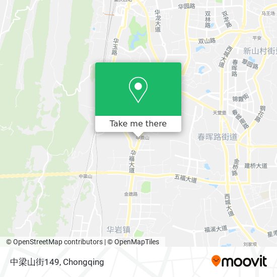 中梁山街149 map