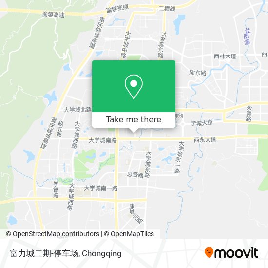 富力城二期-停车场 map