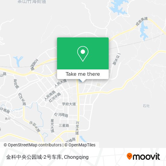 金科中央公园城-2号车库 map