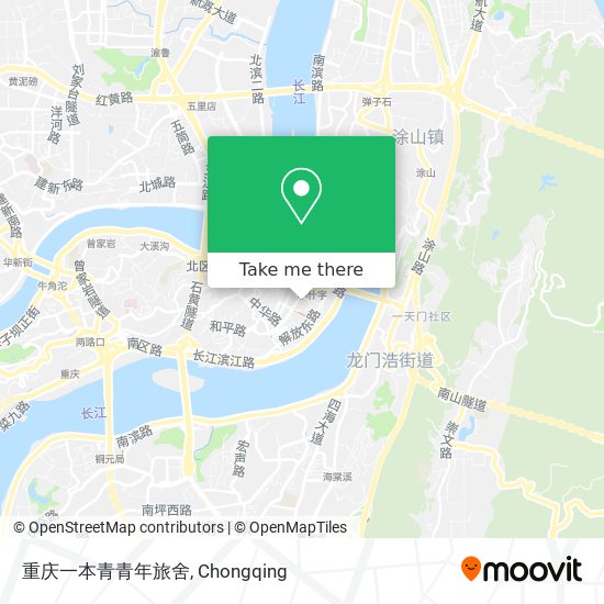 重庆一本青青年旅舍 map