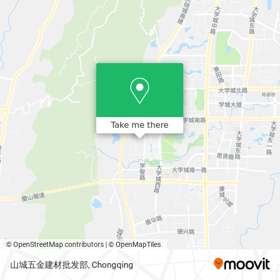 山城五金建材批发部 map