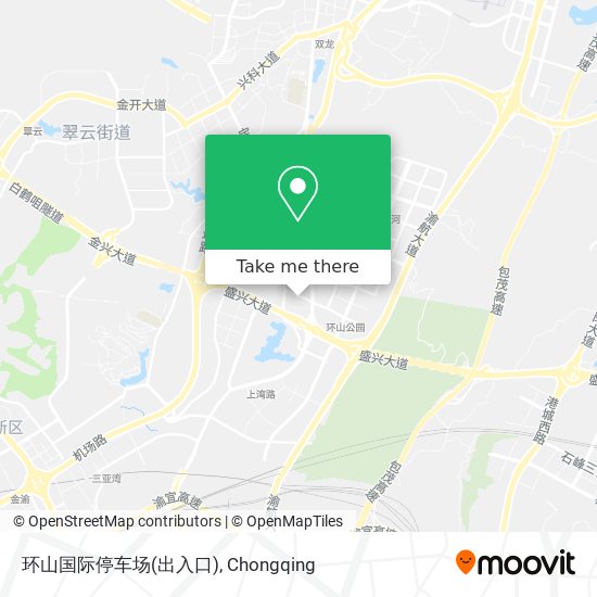 环山国际停车场(出入口) map