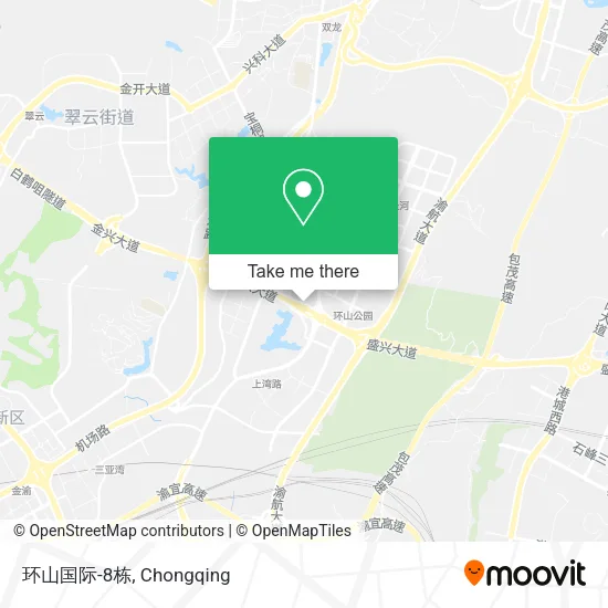 环山国际-8栋 map