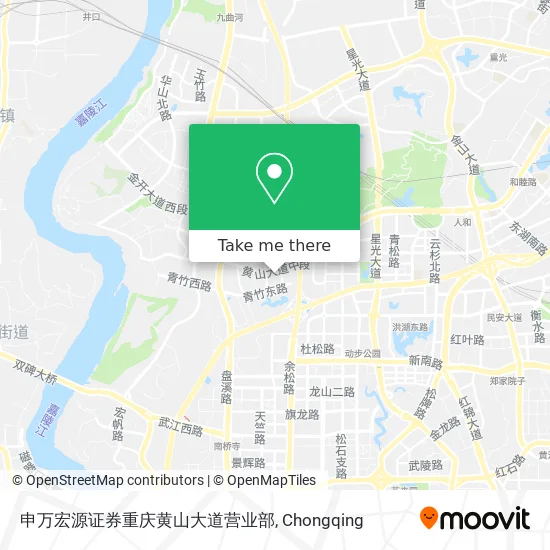 申万宏源证券重庆黄山大道营业部 map