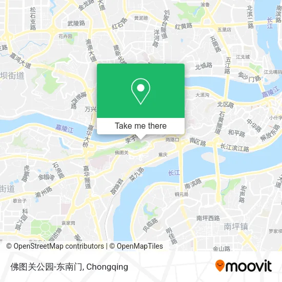 佛图关公园-东南门 map