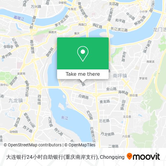 大连银行24小时自助银行(重庆南岸支行) map