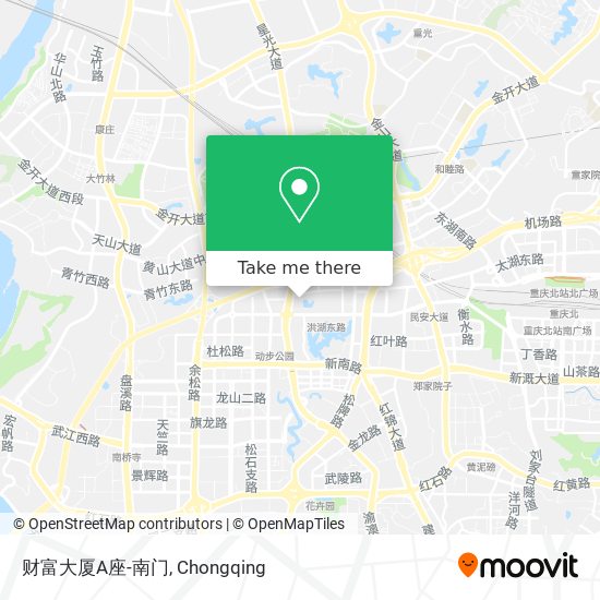 财富大厦A座-南门 map