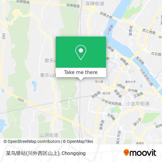 菜鸟驿站(川外西区山上) map