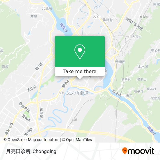 月亮田诊所 map