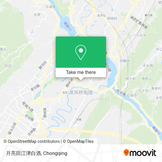 月亮田江津白酒 map