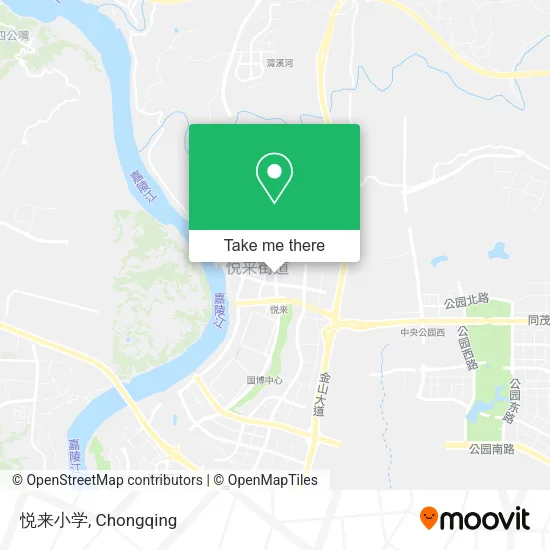 悦来小学 map