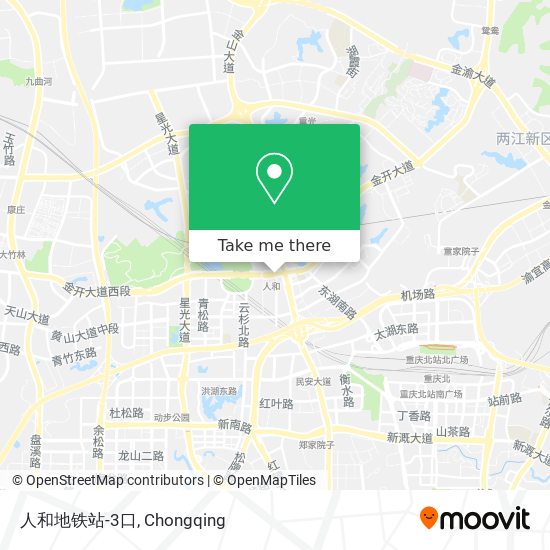 人和地铁站-3口 map