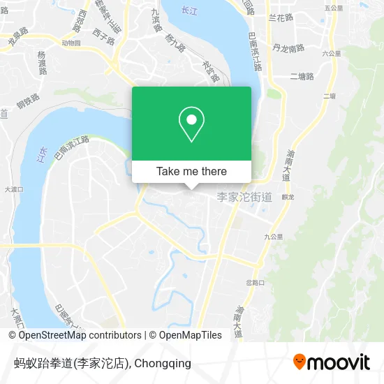 蚂蚁跆拳道(李家沱店) map