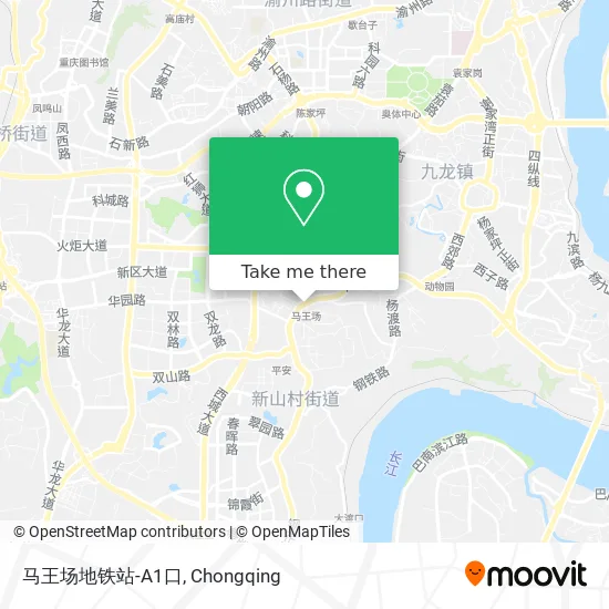 马王场地铁站-A1口 map