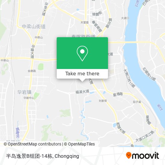 半岛逸景B组团-14栋 map