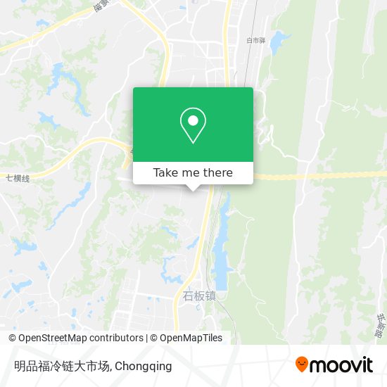 明品福冷链大市场 map