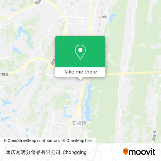 重庆厨满分食品有限公司 map