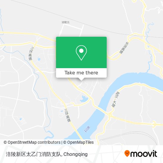 涪陵新区太乙门消防支队 map