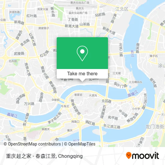 重庆超之家 - 春森江景 map