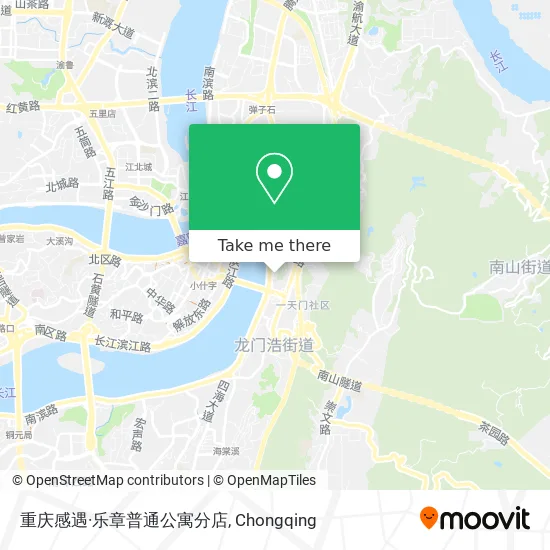 重庆感遇·乐章普通公寓分店 map