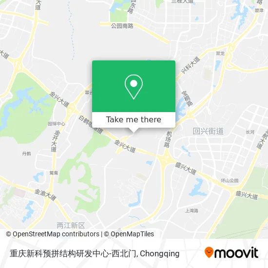 重庆新科预拼结构研发中心-西北门 map