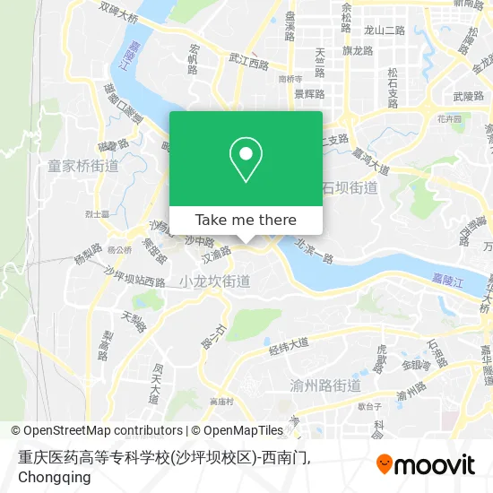 重庆医药高等专科学校(沙坪坝校区)-西南门 map