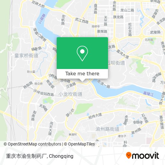 重庆市渝生制药厂 map