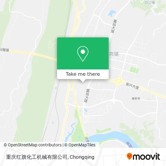 重庆红旗化工机械有限公司 map