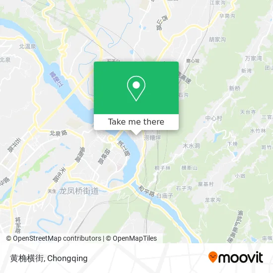 黄桷横街 map