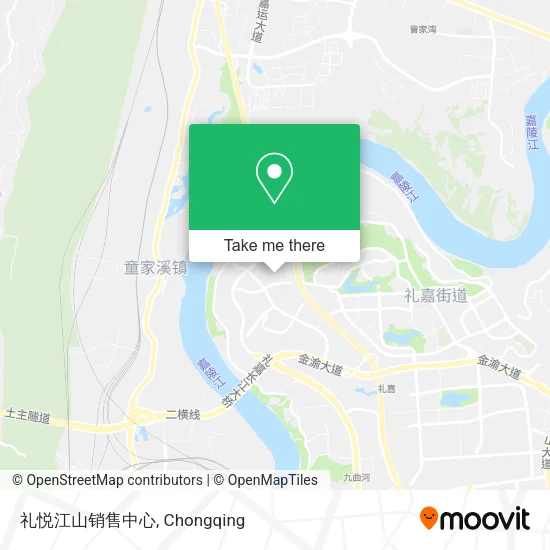 礼悦江山销售中心 map