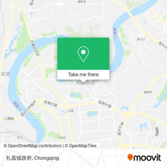 礼嘉镇政府 map