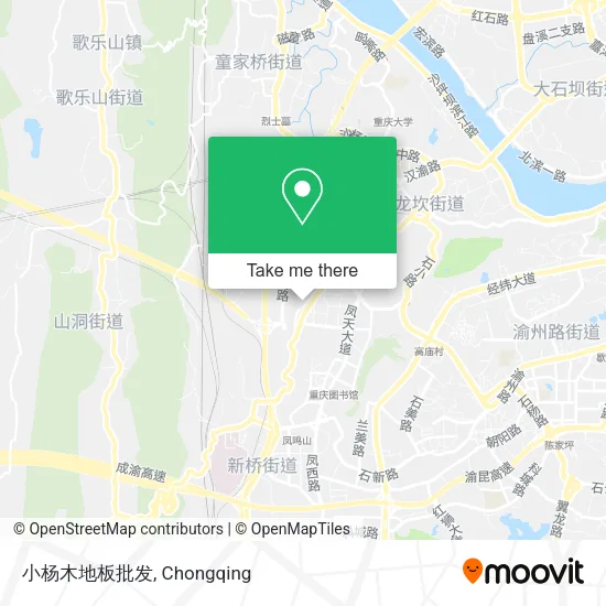 小杨木地板批发 map