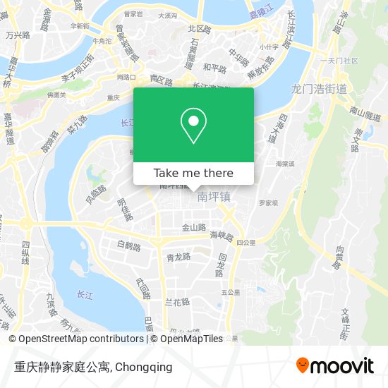 重庆静静家庭公寓 map
