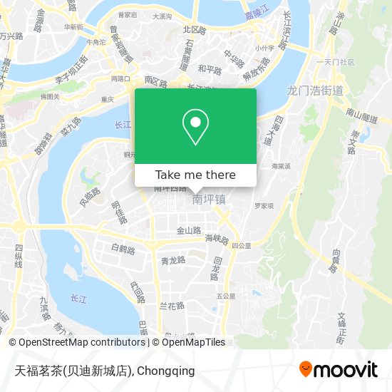 天福茗茶(贝迪新城店) map