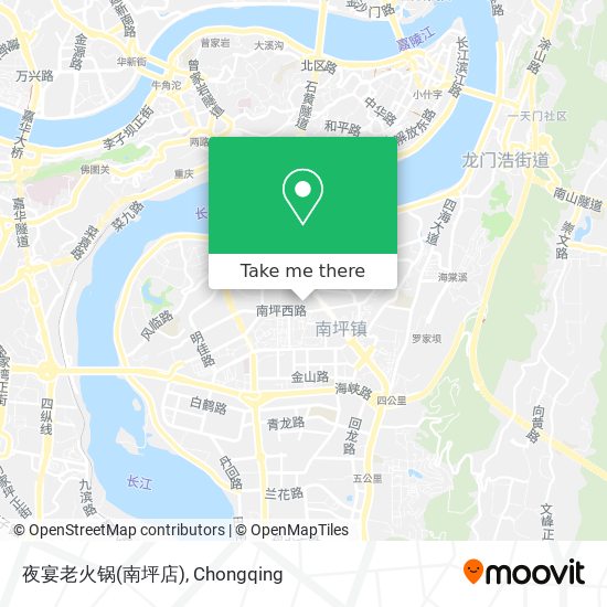夜宴老火锅(南坪店) map