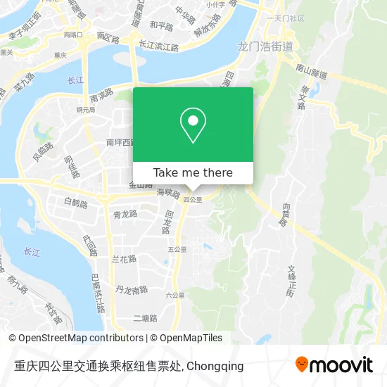 重庆四公里交通换乘枢纽售票处 map