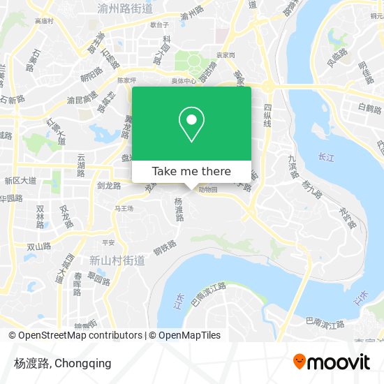 杨渡路 map