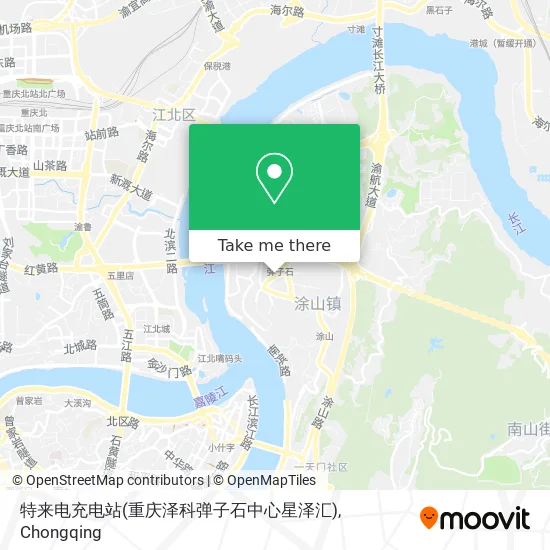 特来电充电站(重庆泽科弹子石中心星泽汇) map