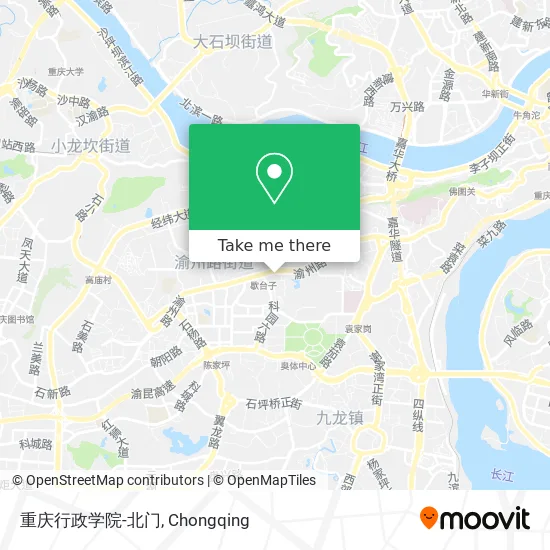 重庆行政学院-北门 map