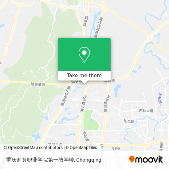 重庆商务职业学院第一教学楼 map