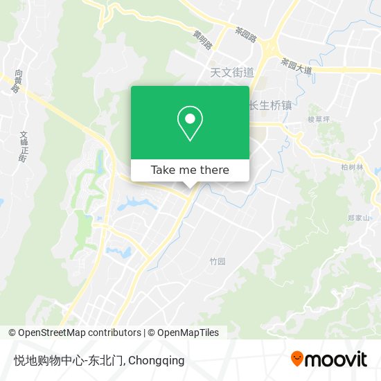 悦地购物中心-东北门 map