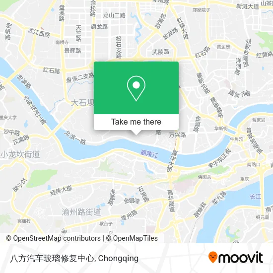 八方汽车玻璃修复中心 map