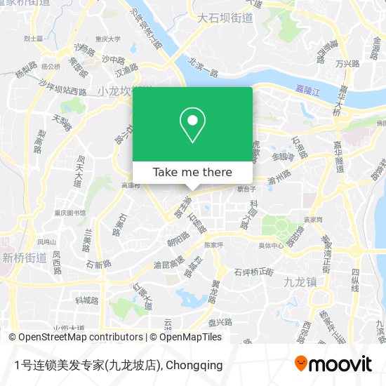 1号连锁美发专家(九龙坡店) map
