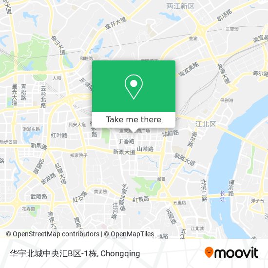 华宇北城中央汇B区-1栋 map