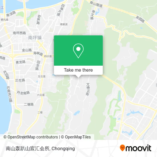 南山轰趴山宸汇会所 map