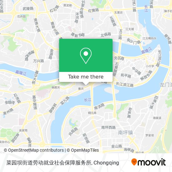 菜园坝街道劳动就业社会保障服务所 map