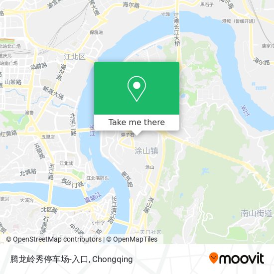 腾龙岭秀停车场-入口 map