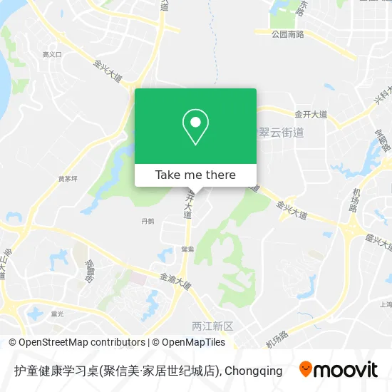 护童健康学习桌(聚信美·家居世纪城店) map